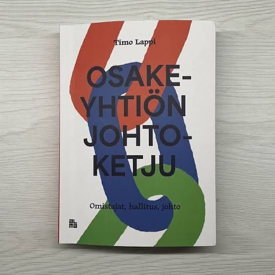 Osakeyhtiön johtoketju -kirjan kansi